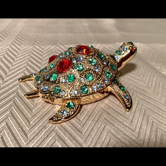 Sea turtle trinket box - Picture 1 of 7